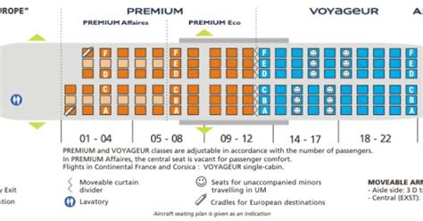 Air France Airlines Airbus A318 Aircraft Seating Chart Airline