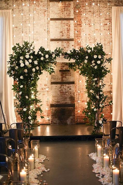 30 Winter Wedding Arches And Altars To Get Inspired Crazyforus