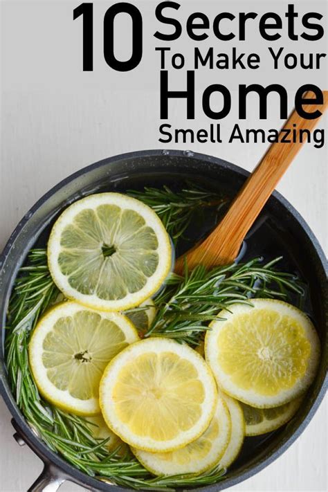 How To Make Your House Smell Good Naturally The Unlikely Hostess