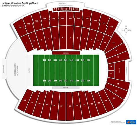 Iu Memorial Stadium Seating Chart With Rows Review Home Decor