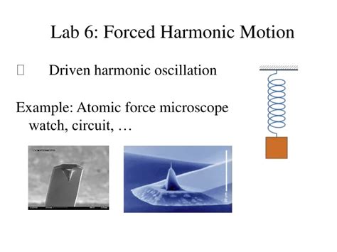Ppt Lab 6 Forced Harmonic Motion Powerpoint Presentation Free