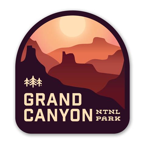 Grand Canyon National Park Sticker Merica Clothing Co