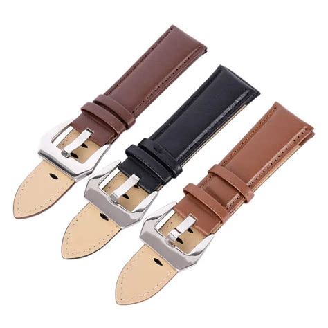 Buy New Fashion Men Genuine Leather Wrist Watch Band