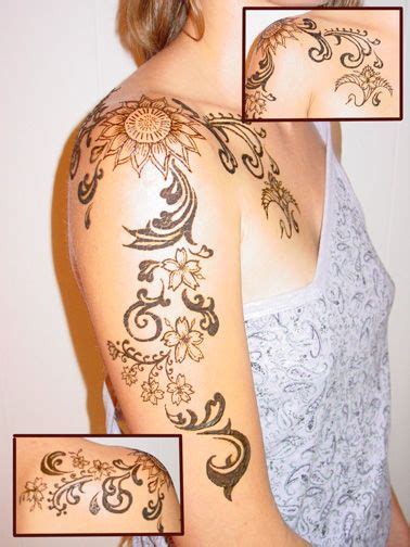 Shoulder And Arm Cool Henna Designs Henna Tattoo Designs Henna Tattoo