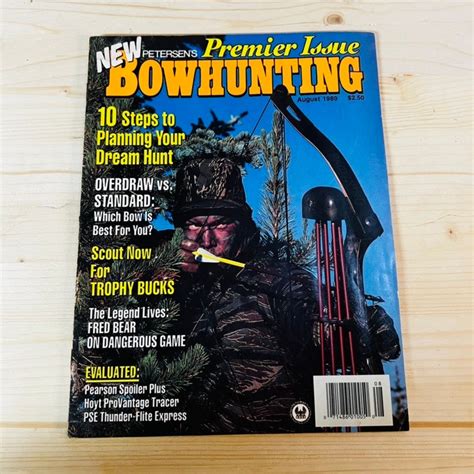 Petersens Bowhunting Magazine August 1989 Etsy