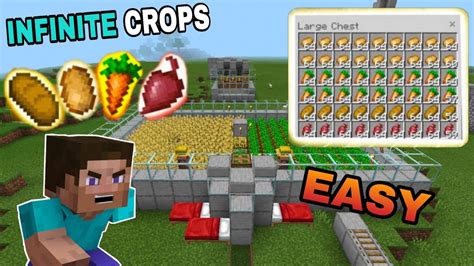 Easy Afk Crop Farm Minecraft Crop Farm Villager Villager Crop Farm