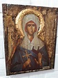 Saint St. Aphrodite, the Virgin Martyr Icon-Orthodox Greek Byzantine ...