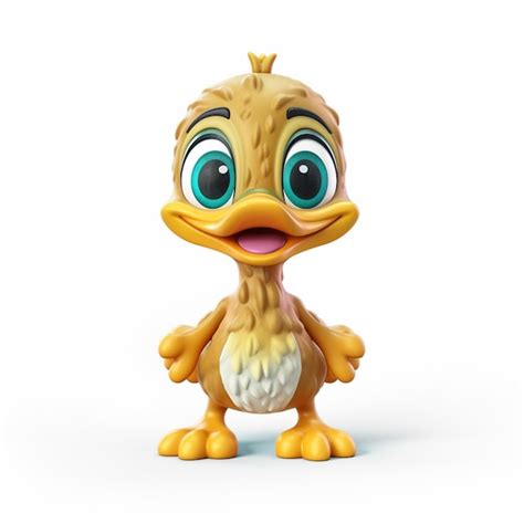 Premium Ai Image A Close Up Of A Toy Duck With A Big Smile On Its