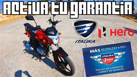 Activando La Garantía De Mi Moto Primer Servicio Italika Youtube