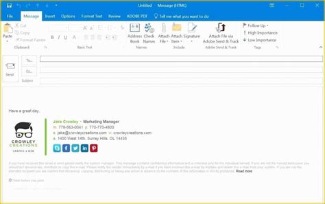 How To Add Email Signature On Outlook Teledads