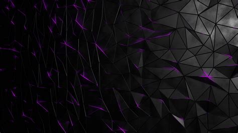 Black Purple Triangles Hd Abstract Wallpapers Hd Wallpapers Id 63511