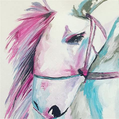 Pastel Horse Canvas Art Prints Canvas Art Canvas Prints