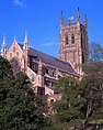 Catedral, Worcester, Inglaterra. Foto de Stock - Imagem de cidades ...