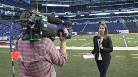 big ten championship sideline reporter has connections to madison uw a great college town