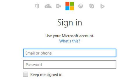 Hotmail Sign In Page Login At Your Account
