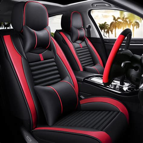 Universal Fit 5 Seats Car Surrounded Pu Leather Car Seat Cover