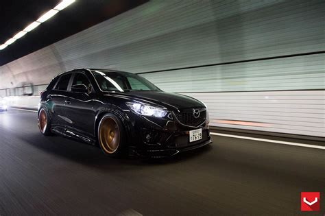 Mazda Cx 5 Tuned With Vossen Wheels And Air Suspension Autoevolution