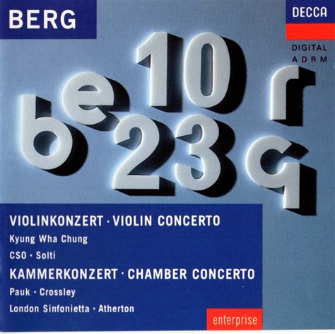 Alban Berg Violin Concerto And Chamber Concerto Avaxhome