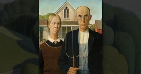 American Gothic The Art Of Grant Wood Cbs News