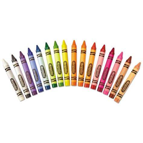 Large Crayons, 16 Colors/Box - United Imaging