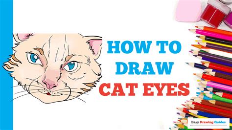 How To Draw Cat Eyes Really Easy Drawing Tutorial Easy Drawings