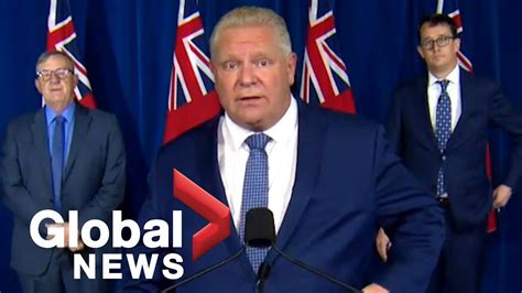 He is joined by provincial cabinet ministers lisa macleod (heritage, sport, tourism and culture industries). Doug Ford Announcement Live / Cbc Toronto Watch Live ...