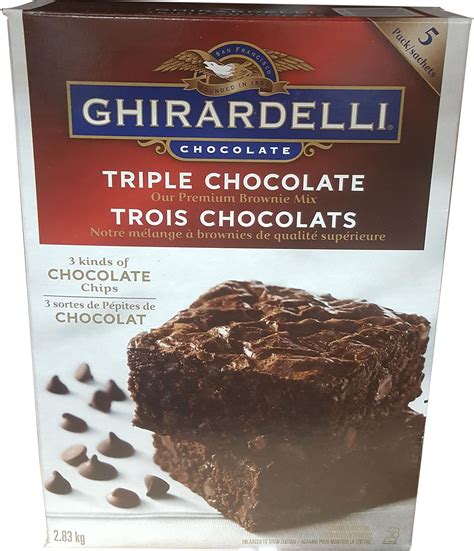 Ghirardelli Triple Chocolate Brownie Mix 283kg