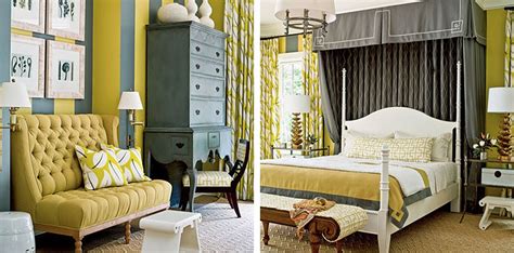 Black White Yellow Yellow And Grey Bedroom Inspiration