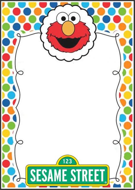 Elmo Birthday Card Template Best Template Collection