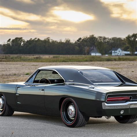 1969 Ringbrothers Dodge Charger Defector Rear View Wallpaper 4k