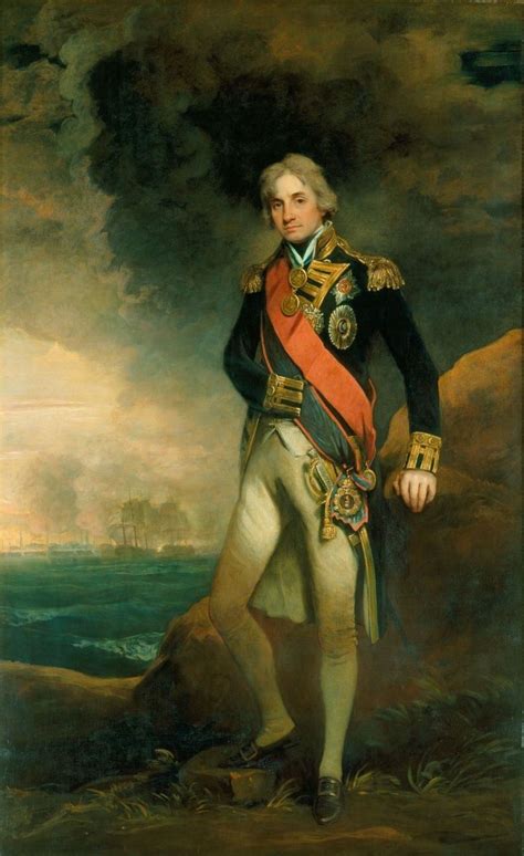 Horatio First Viscount Nelson 1758 1805 Vintage Artwork By John Ho