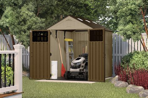 Suncast 6 X 8 Everett Vertical Storage Shed Outdoor Storage For