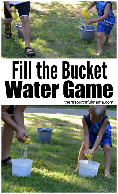 fill the bucket outdoor water game summer outdoor games outdoor party games outdoor water games