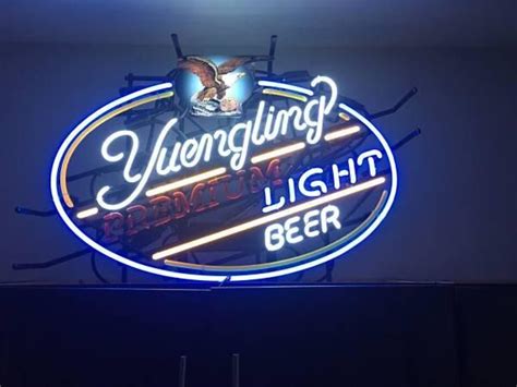Yuengling Light Premium Light Beer Neon Sign Real Neon Light For Sale
