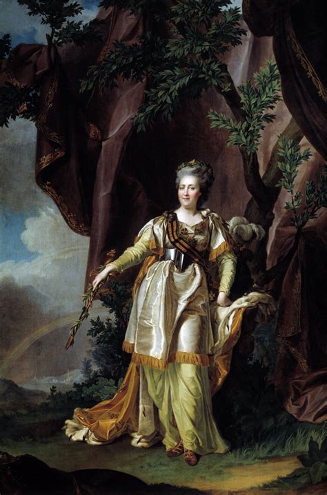 1780 Portrait Of Catherine The Great By Dmitry Levitzky Catalina Ii La Grande Catarina Ii