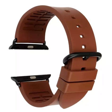 Brown Colour High Quality Rubber Silicone Watchband Strap For Etsy