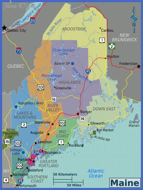 Maine Subway Map