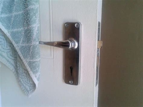 To unlock the door, simply turn the interior door handle, a click sound will often be heard. How to Unlock a Door Lock without a Key - Door Knobs