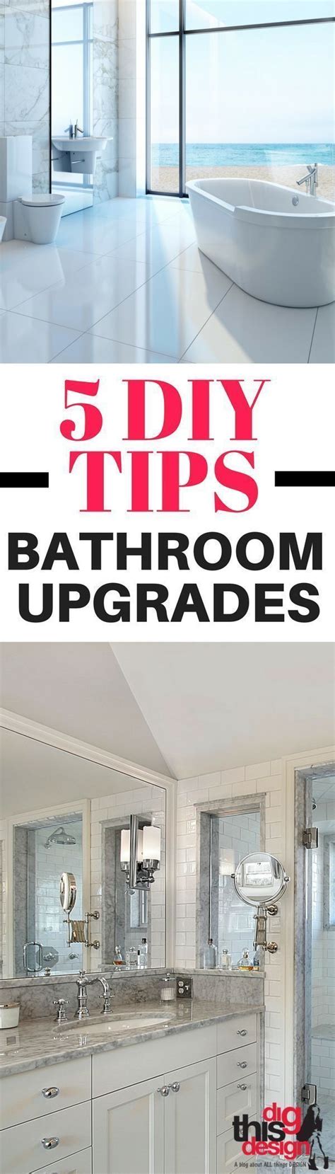 Bathroom Upgrades 5 Diy Tips Easy Bathroom Upgrades Diy Bathroom