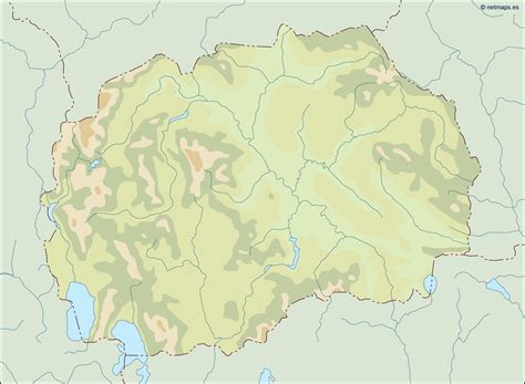 Macedonia Illustrator Map Illustrator Vector Eps Maps Eps Illustrator