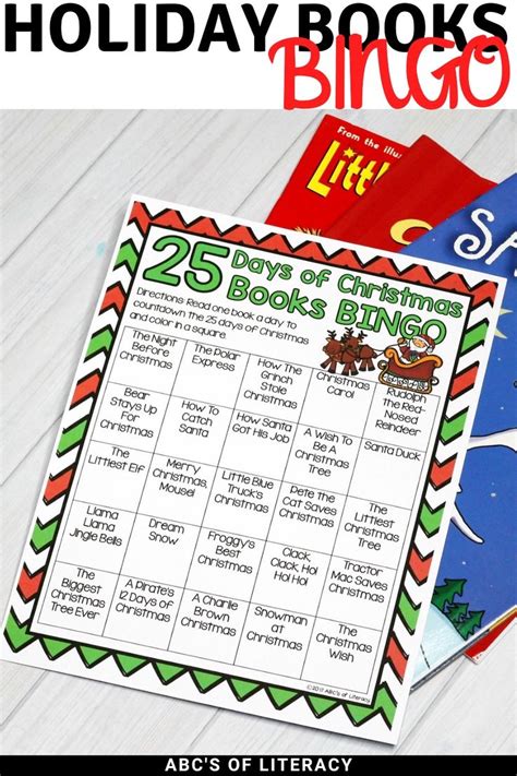 Countdown To Christmas With The 25 Days Of Christmas Books Bingo