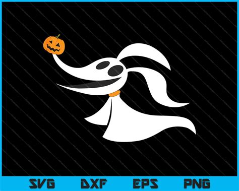 Halloween Nightmare Before Christmas Zero SVG PNG Files – creativeusart