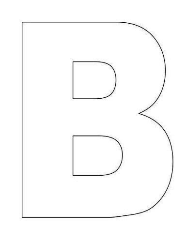 Letter B Template Best Photos Of Large Letter Templates Printable