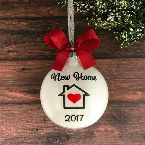 New Home Ornament Personalized New Home Housewarming T Etsy
