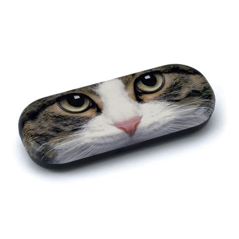 Catseye Tabby Cat Glasses Case Catseye