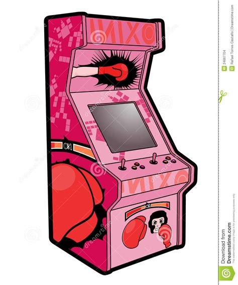 Pink Arcade Machine Stock Images Image 24667704