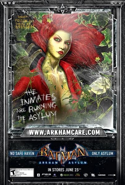 Poison Ivy Arkhamversegallery Batman Wiki Batman Arkham Asylum