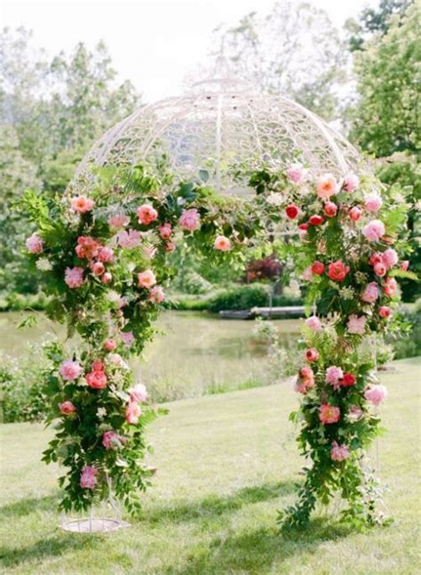 30 Incredibly Beautiful Spring Wedding Arches Weddingomania