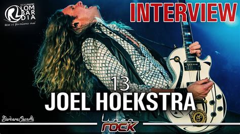 Joel Hoekstras 13 Interview Linea Rock 2021 By Barbara Caserta