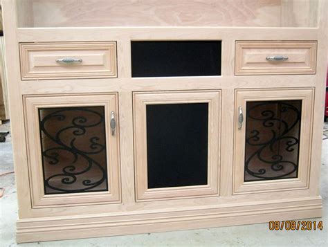 Cabinet Door Panel Insert In Decorative Iron Design Name Etsy